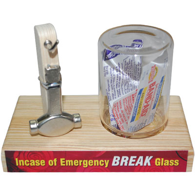 "Funny gifts - Incase Of Emergency Break Glass-1258-002 - Click here to View more details about this Product